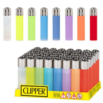 Mechero Clipper Transparente 44+4