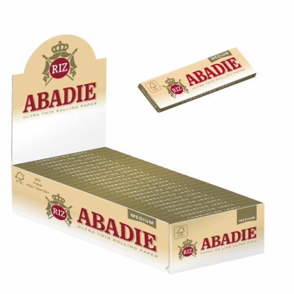 Papel para fumar Abadie medium 1 1/4 de 50 libritos