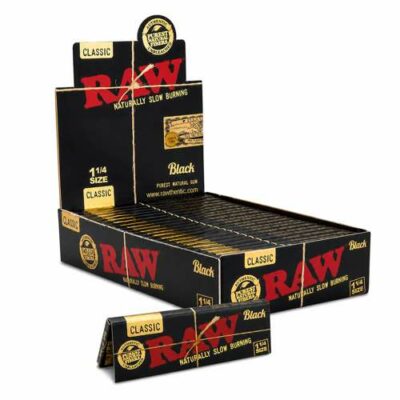 Papel de liar raw black medium ultra fino
