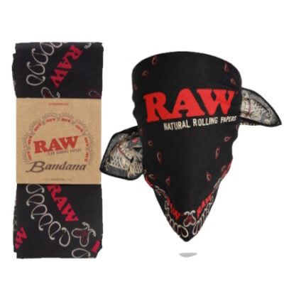 Pañuelos Raw negro con diseño