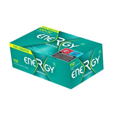 Tubos mentolados para fumar de 110 Energy