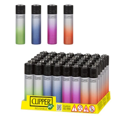 Encendedor Clipper Micro Gradient Silver