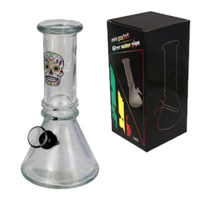 Bong cristal calavera 15 cm