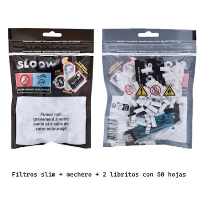 Filtros Slim+mechero+2 libritos