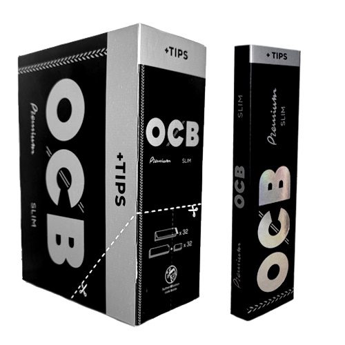 papel ocb slim mas tips de carton