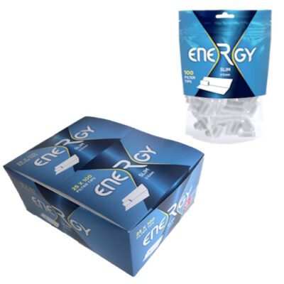 filtros energy Slim 25 bolsitas x100