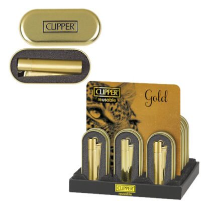 Clipper metal dorado