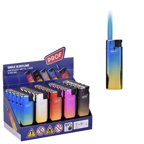 Encededor metal gradient jet flame