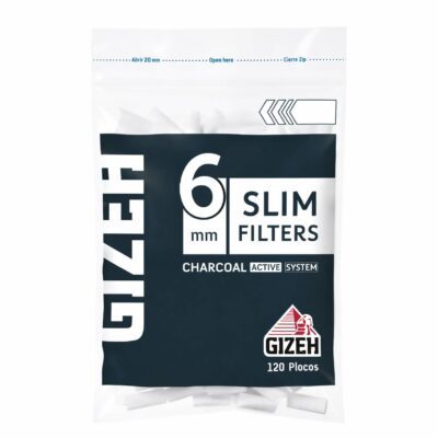 Filtros con carbón Gizeh, bolsa de 120