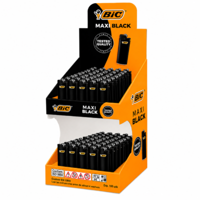 mechero maxi bic negro